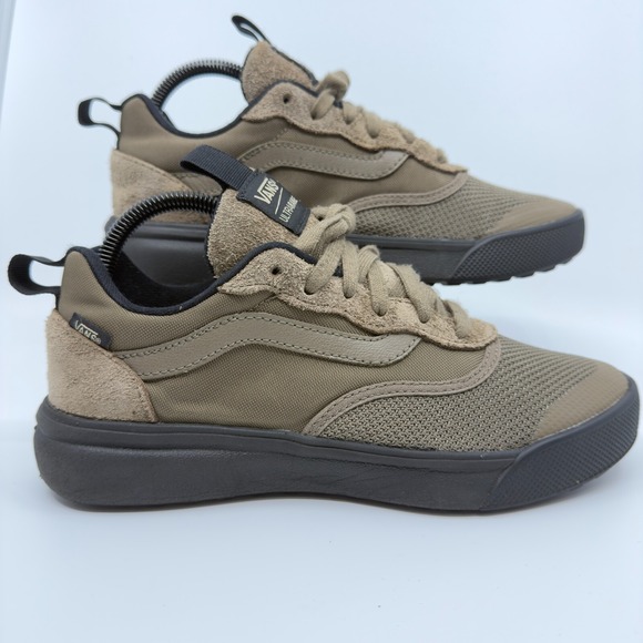 Vans Shoes - Vans Ultrarange Mesh Skateboard Sneaker Womens 8.5 8 1/2 Brown Black Low Lace Up